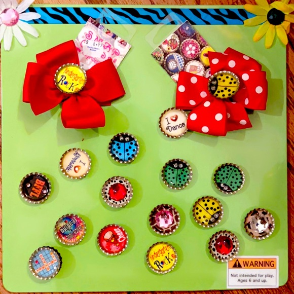 Snap Caps Kids Hair Bows - Picture 1 of 1